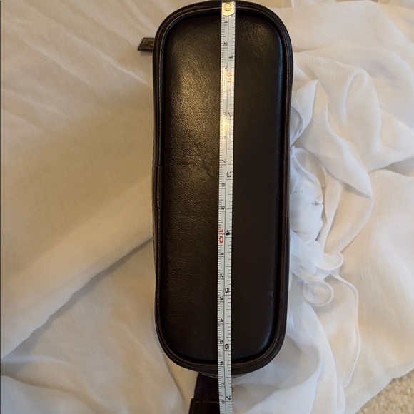 Dooney & Bourke Black Croc-Embossed Leather Pouch - Picture 8 of 17